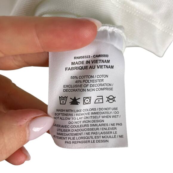 Nike NWT Women's Dri-Fit Teal White Colorblock Pique Knit Quarter Zip Golf Polo - Picture 13 of 13